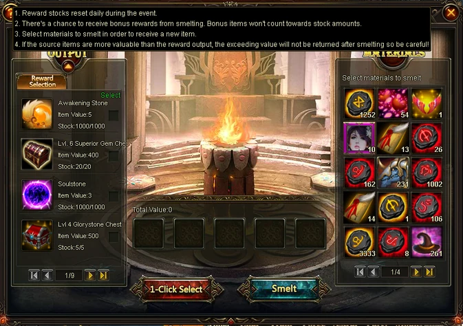 Smelting League Of Angels Wiki Fandom