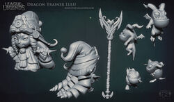 Dragon Trainer Lulu sculpture