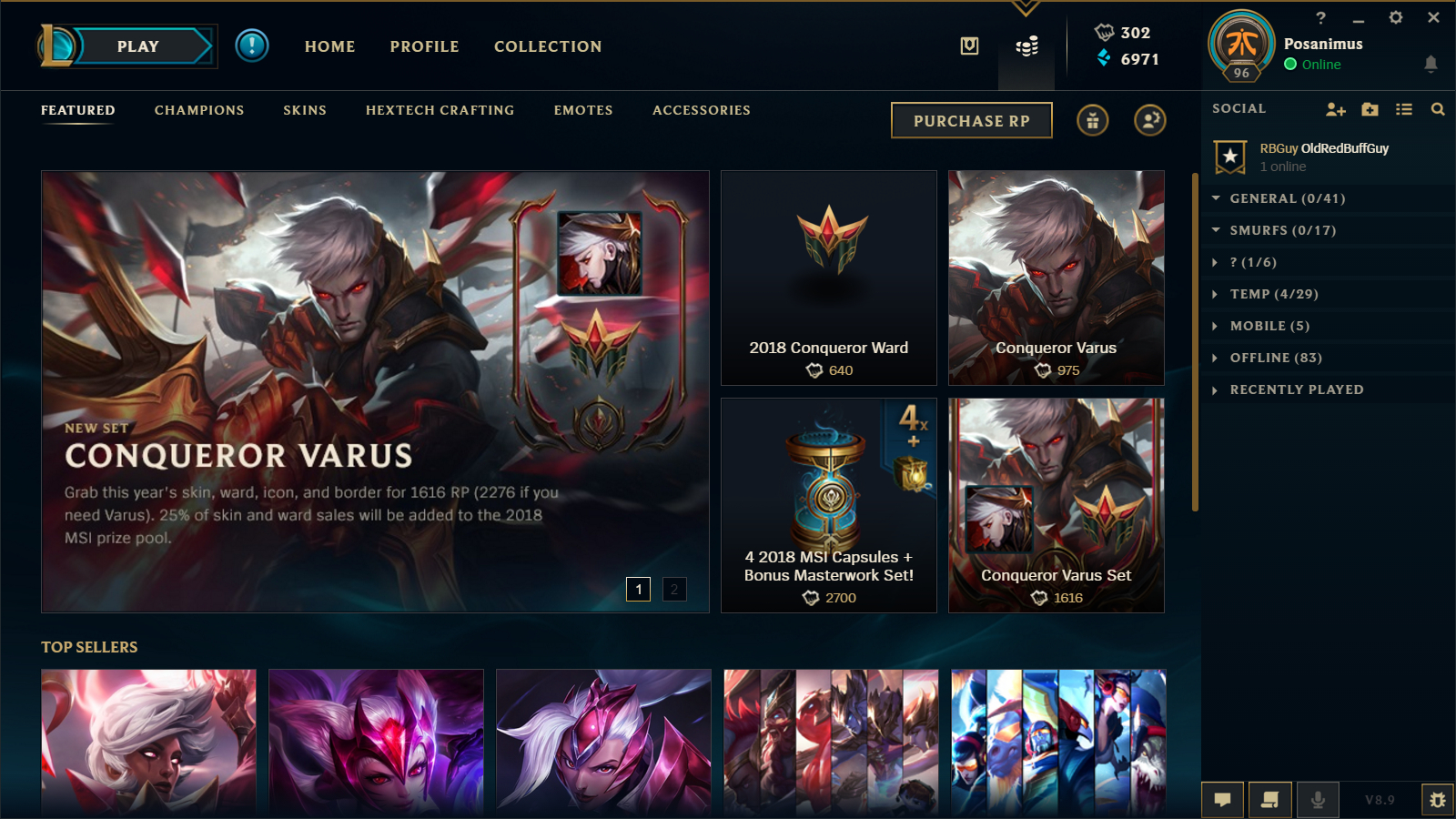 how to update league client