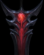 Aatrox "The Cage" Illustration (by Riot Artist David 'Sharpcut93' Ko)