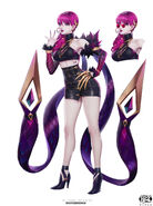 K/DA Evelynn Concept 4 (by Riot Artist Paul 'Zeronis' Kwon)