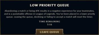 Low Priority Queue