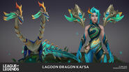 Lagoon Dragon Kai'Sa Model 4 (by Riot Artist Kylie Jayne Gage)