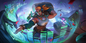 Made an Illaoi Collage with her LoL Splash Art + LoR Art : r