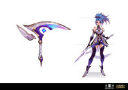 Star Guardian Akali "Shadow of a Doubt" Concept 3 (by Riot Contracted Artists IDEOMOTOR Studio)