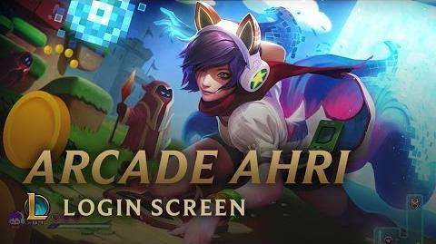 Arcade Ahri (Bit Rush) - ekran logowania