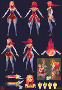 Star Guardian Miss Fortune Model 2 (by Riot Artist Yekaterina Bourykina)