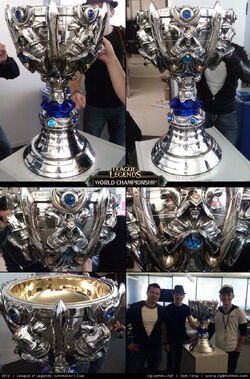 League of Legends Summoner's Cup LOL World Championship Replica Trophy