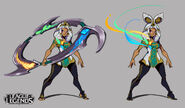 Qiyana Concept 5 (by Riot Artist Gem 'Lonewingy' Lim)