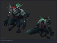Grey Warwick Update Model (by Riot Artist Maryna Aleksandrova)