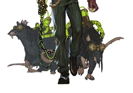 A pair of augmented rats from Zaun.