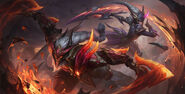Dragonslayer Diana Splash Concept 3 (by Riot Contracted Artist Xiao Guang Sun)