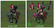 Zombie Slayer Jinx Concept 3 (by Riot Artist Charles 'Yideth' Liu and Paul 'Zeronis' Kwon)