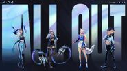 K/DA "ALL OUT" Promo 7 (by Riot Artists Shawn Ignatius 'Mujumonster' Tan and Kan Liu)