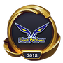 Worlds 2018 Flash Wolves (Gold) Emote