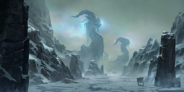 A number of frozen Balestriders.