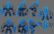 Glacial Malphite "Wild Rift" Model