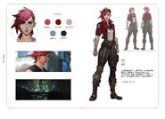 Vi "Arcane" Concept (by Riot Contracted Artists Fortiche Productions)