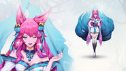 Spirit Blossom Ahri Promo 5 (by Riot Artist Paul 'Zeronis' Kwon)