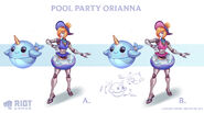 Pool Party Orianna Concept 3 (by Riot Artist Julian del Rey Aparicio)