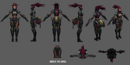 Headhunter Akali Update Model 3 (by Riot Artists DragonFly Studio)