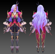 Battle Queen Katarina Model 4 (by Riot Artist Duy Khanh Nguyen)