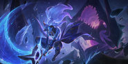 Cosmic Exile Riven "Legends of Runeterra" Illustration 2 (by Riot Contracted Artists Kudos Productions)