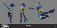 Neeko StreetDemons Model 01.jpg (211 KB) Street Demons Neeko Model 1 (by Riot Contracted Artist Kudos Productions)