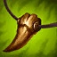 Rengar Knochenzahn-Halskette grün