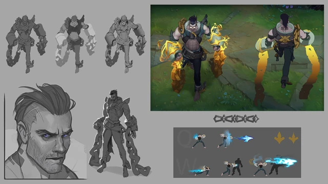 Концепт-арт Сайласа 6 (художник Riot Sunny 'Kindlejack' Koda)