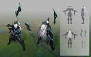 Nightblade Irelia Update Concept (by Riot Artist Samuel Thompson)