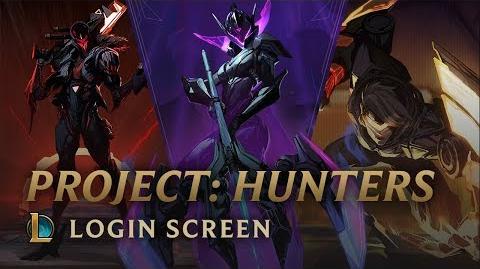 PROJECT Hunters - Login Screen