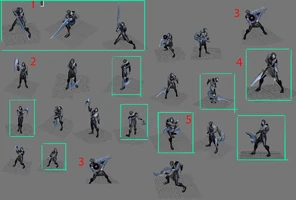 Aphelios Model 1 (vom Riot-Künstler Hunter Gage)