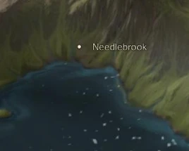Needlebrook map