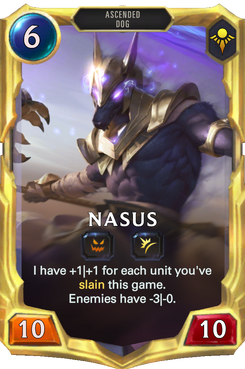 Nasus Legends Of Runeterra League Of Legends Wiki Fandom