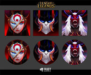 Blood Moon 2019 Icons Concept (by Riot Artist Aleksey Bayura)