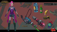 Zombie Slayer Jinx Model 2 (by Riot Artist Duy Khanh Nguyen)