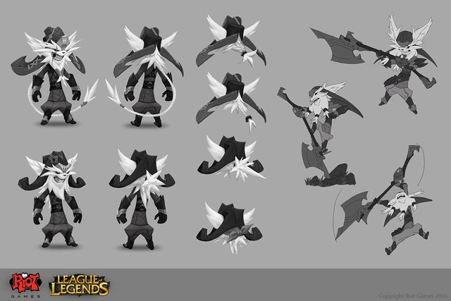 Concepto de Kled 16 (por la artista de Riot, Anna 'Newmilky' Nikonova)