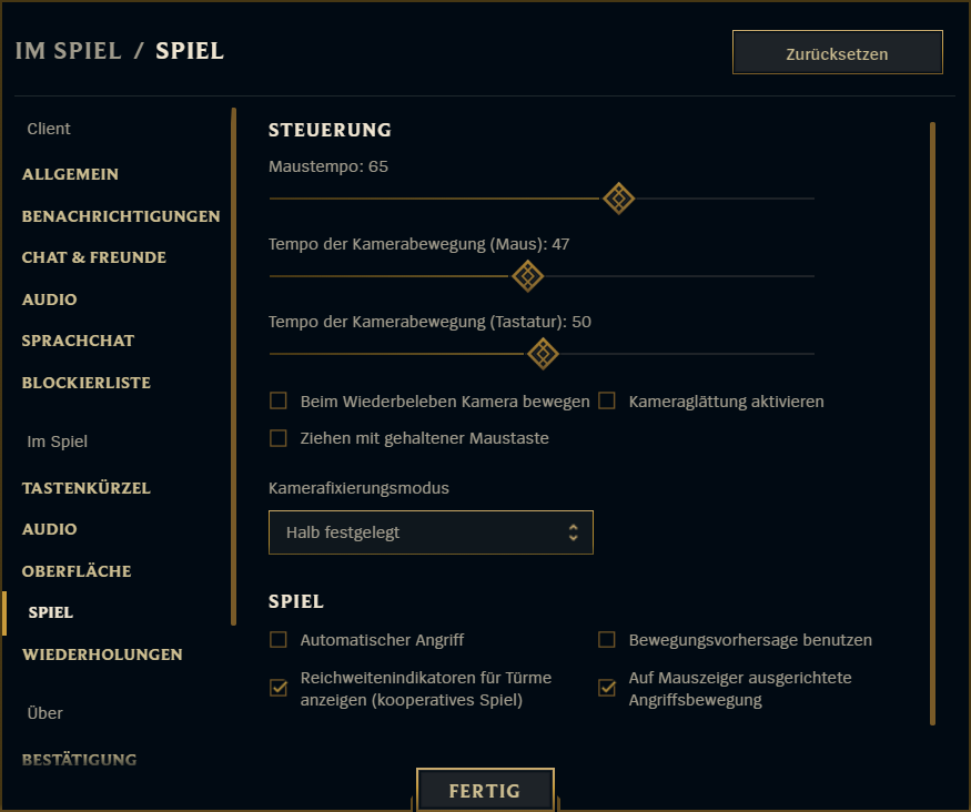 Spieleinstellungen League of Legends Wiki Fandom