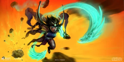 Karma "Phoenix" Konzept 2 (vom Riot-Künstler Andrzej Dybowski)