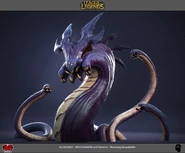 Baron Nashor Cinematic Model (by Riot Artist Nicolas Collings)