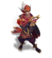 Base & Prestige Dragonmancer Rakan in - game model 🐉 Which one