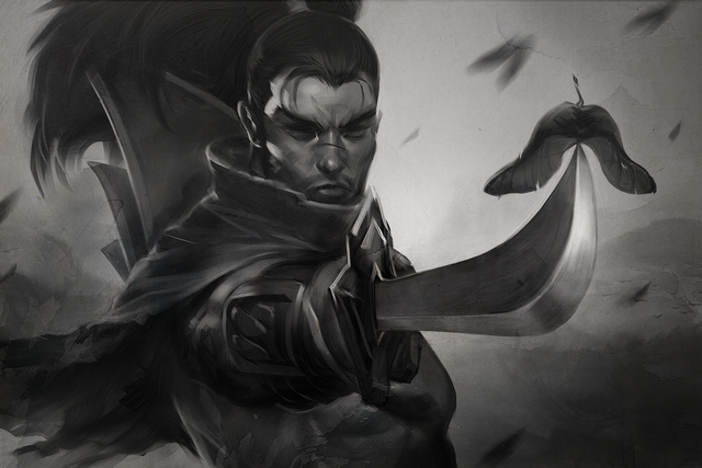 Eyros and Courtesy Black and White Nightbringer Yasuo - KillerSkins