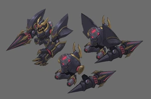 Ruchlose Lanze Blitzcrank Konzept 3 (vom Riot-Künstler Jesse Li)