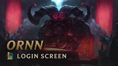 Ornn, the Fire Below the Mountain - Login Screen