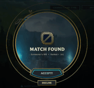 League New matchmaking.