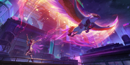 Star Guardian Quinn "Legends of Runeterra" Illustration 2 (by Riot Contracted Artists Kudos Productions)