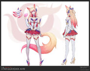 Star Guardian Ahri Concept 11 (by Riot Artist Paul 'Zeronis' Kwon)