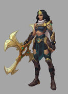 Sivir "Wild Rift" Update Concept 2 (by Riot Contracted Artists Envar Studio)