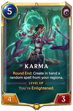Karma Legends Of Runeterra League Of Legends Wiki Fandom